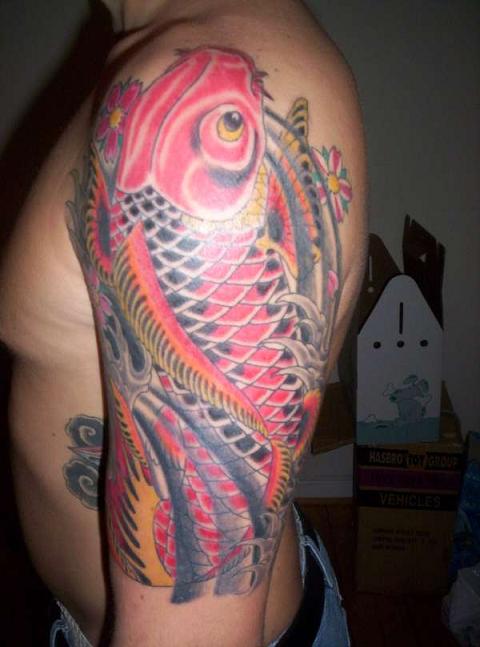 Japanese Tattoo Designs Especially Japanese Sleeve Koi Fish Tattoos Picture 10
