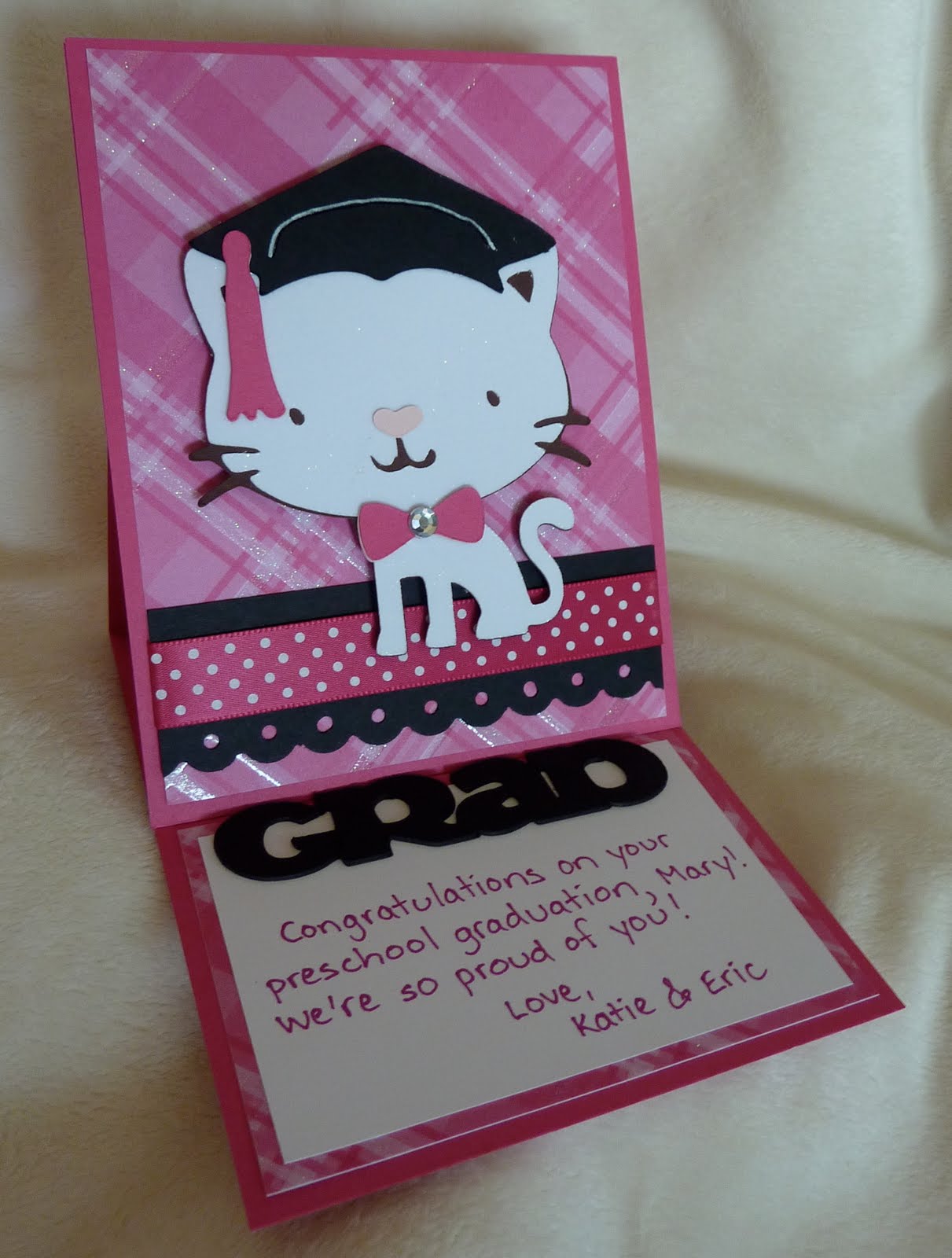 crafting with katie: Preschool Graduation Card