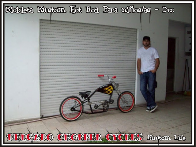 Bicicleta Kustom Hot Rod para niños rodado 20