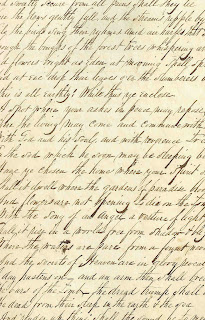 Antique Images: Free Background Paper: Handwritten Page from Journal