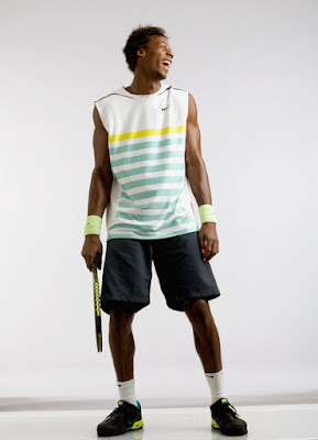Black Tennis Pro's Gael Monfils Prince Photo Shoot