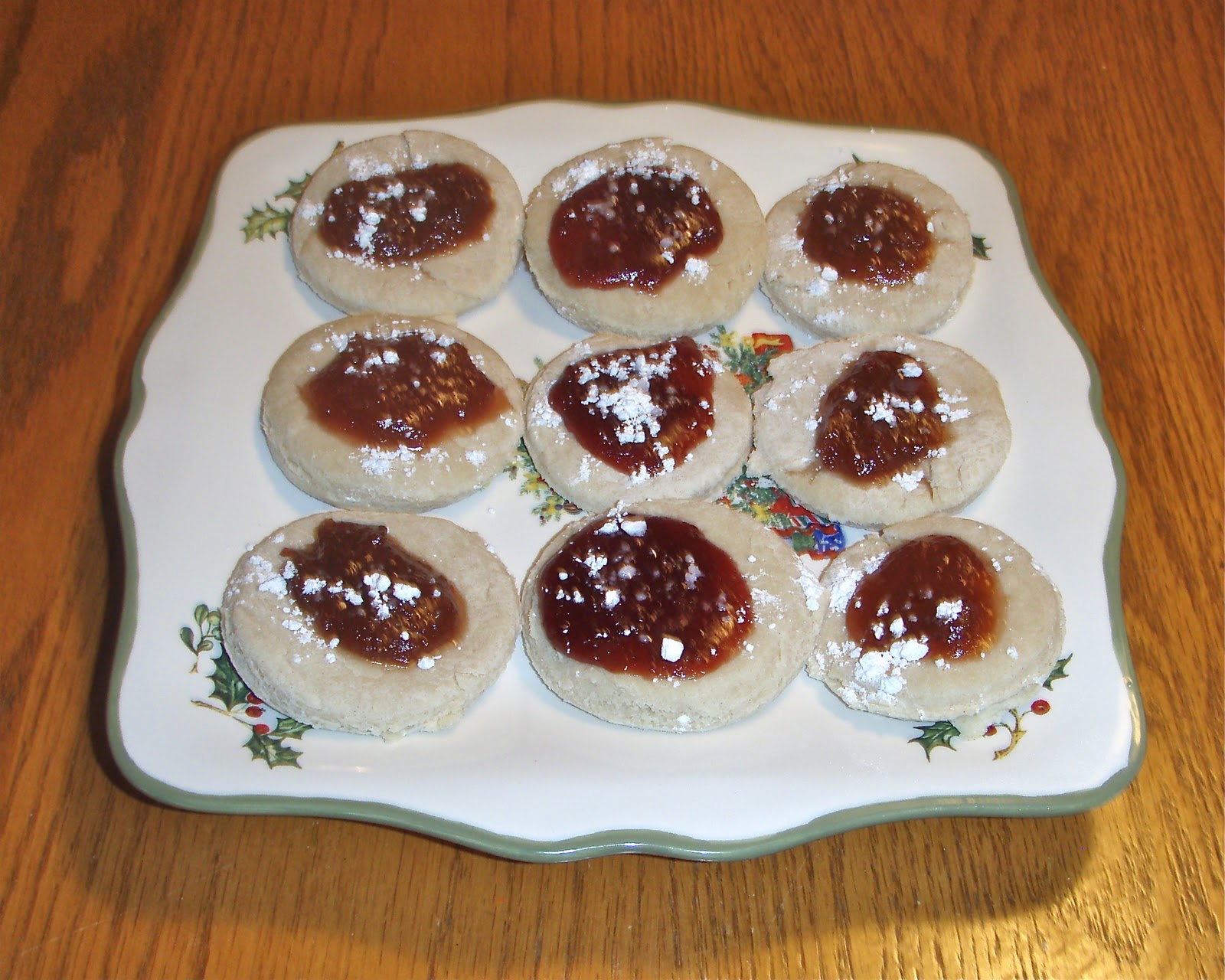 Points In My Life LowPoint Kolocky (or Thumbprint) Cookies