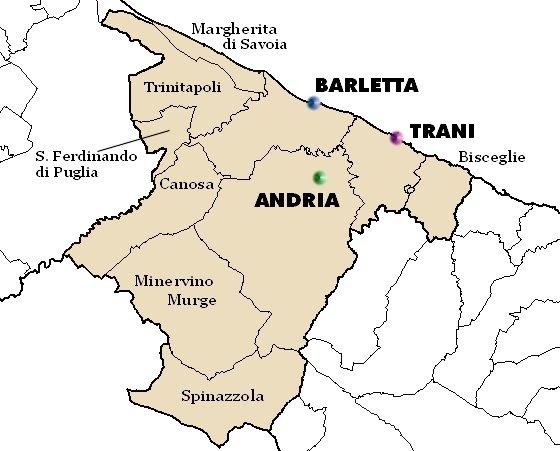Oficial búnker Acuario Bat (Barletta-Adria-Trani) la nueva provincia de la Región de Puglia