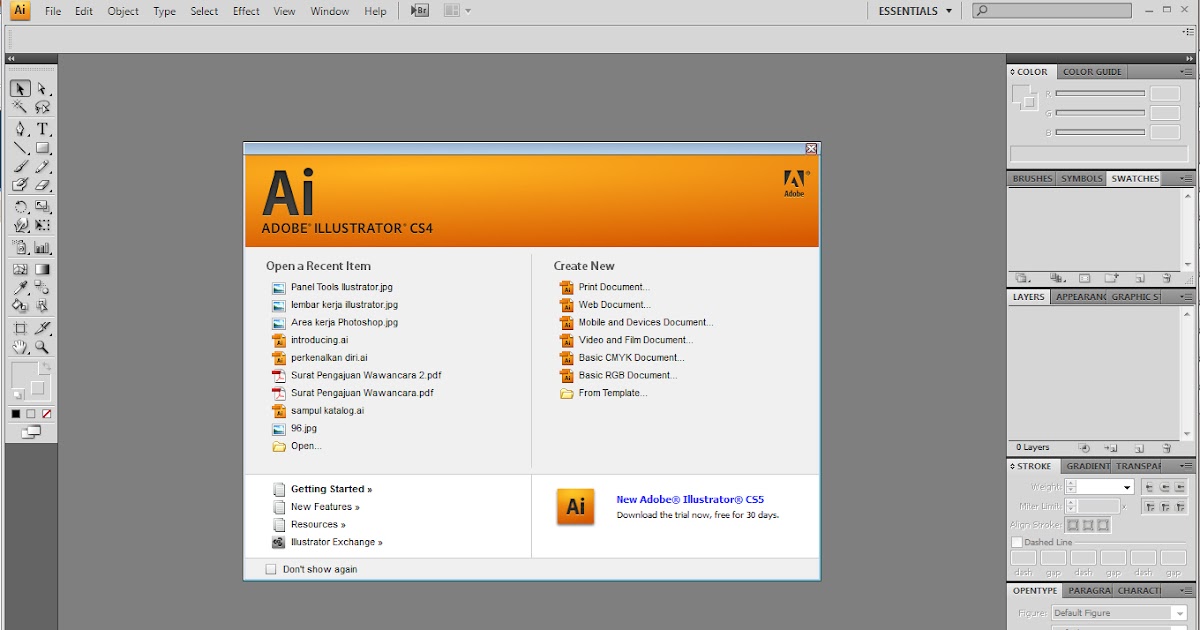 Mengenal Tools Pada Illustrator - PHOTOSHOP TUTORIALS