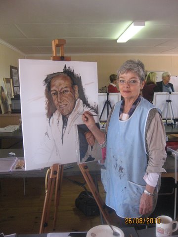 Lizette Kruger en die portret van haar man