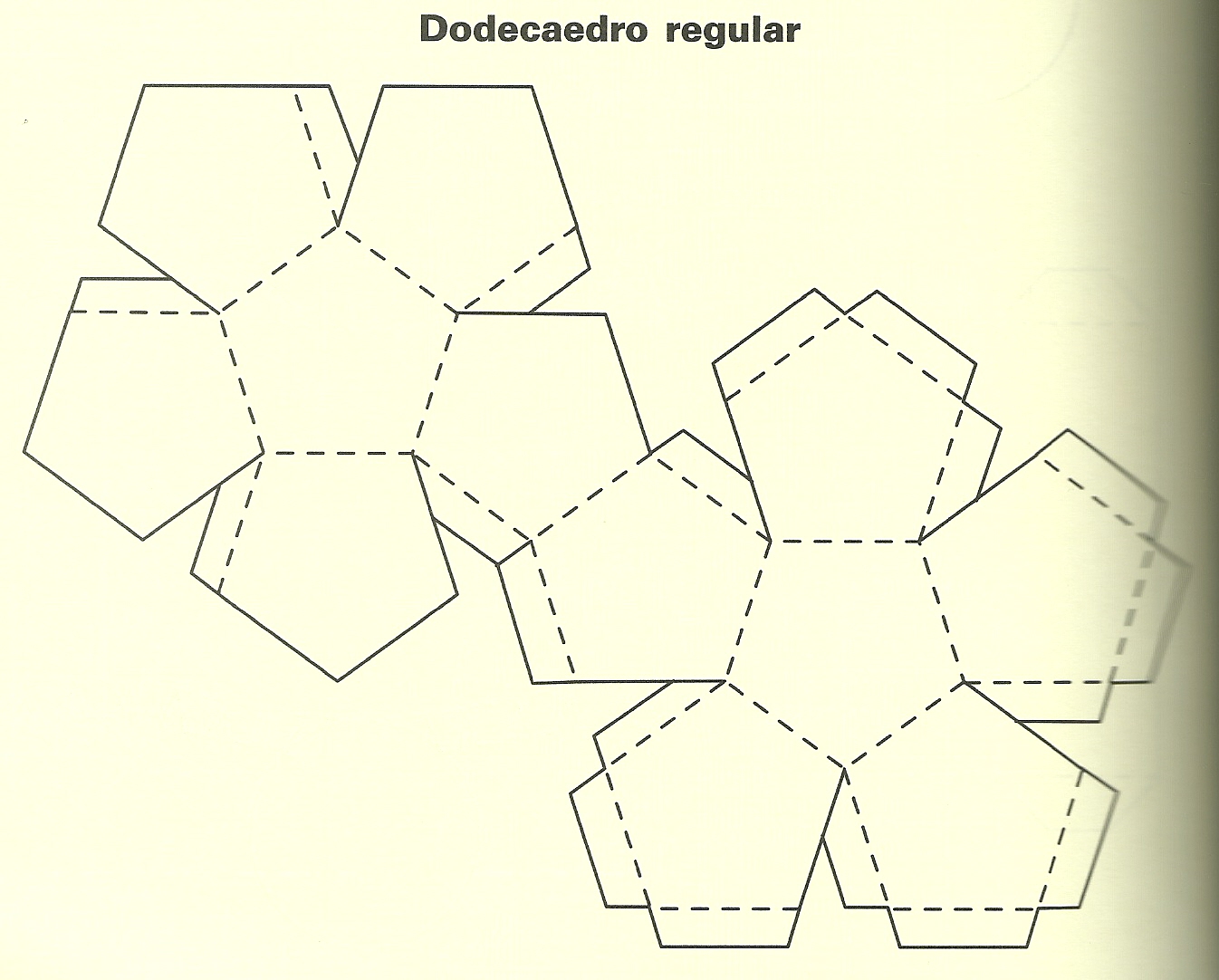 Как из бумаги сделать правильный додекаэдр из бумаги схема