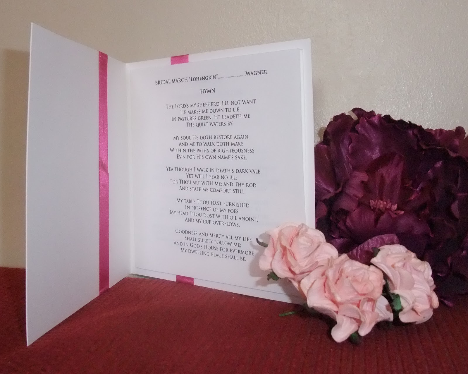 Order Of Service Ideas Knots Kisses Order Of Service Ideas