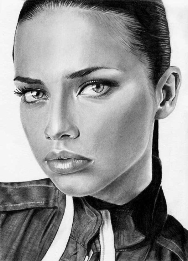 54 Incredible Female Pencil Portrait Drawings Curious Funny Photos Pictures