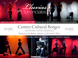 LLUVIAS TORRENCIALES en el Centro Cultural Borges