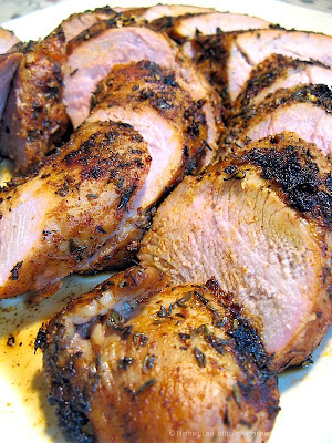 pork tenderloin sliced