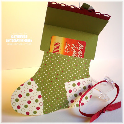 Two Happy Stampers Stocking Gift Card Holder