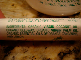 Ingredients on Citrus Lip Moisturizer