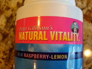 Label saying Raspberry Lemon Flavor