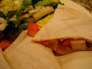 Close up of Quesadillas