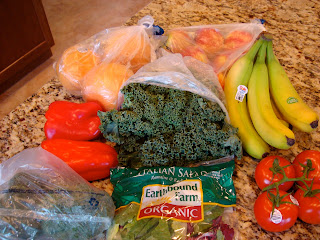 Various Produce on countertop