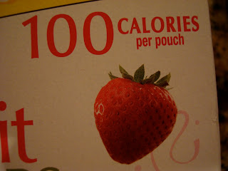 100 Calories per pouch on box