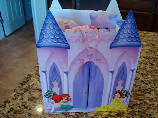 Princess Gift Backed with Present inside