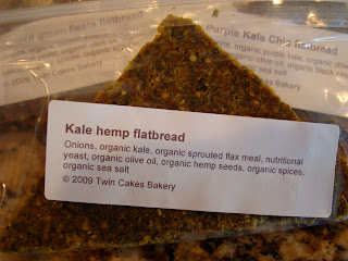 Package of Kale Hemp Flatbread