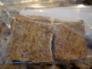 Up close of one package of raw crackers - 23