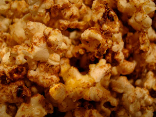 Close up of Cinnamon on Popcorn