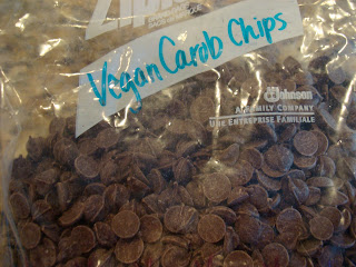 Close up of Vegan Carob Chips in bag - 41