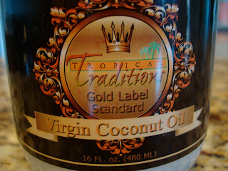 Container of Virgin Coconut Oil