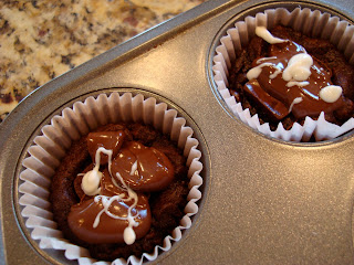 Two Brownie Cupcakes in cupcake pan - 91