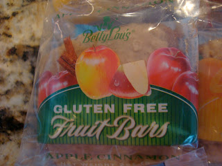 Package of Gluten Free Fruit Bars