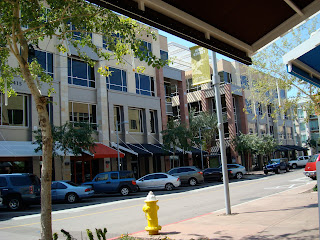 Street view from coffee shop