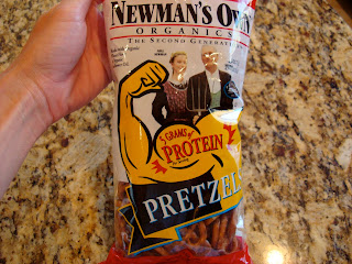 Bag of Newman's Own Protein Pretzels