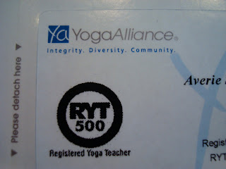 Yoga Alliance Yoga Teacher Card - 9