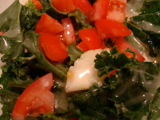 Greens with vegetables