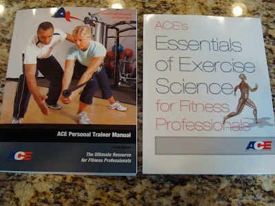 Ace Personal Trainer Materials on countertop