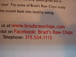 Brad's Raw Chips contact information