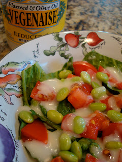 Edamame Salad with Vegan Slaw Dressing