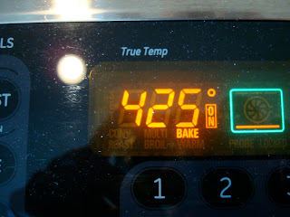 Oven preheated to 425 degrees F