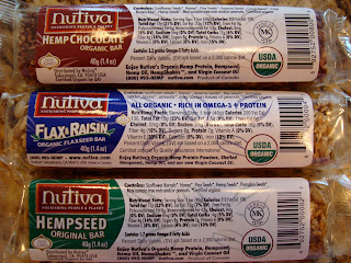 Various Nutiva Hemp bars