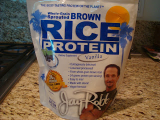 Bag of Brown Rice Protein vanilla flavored