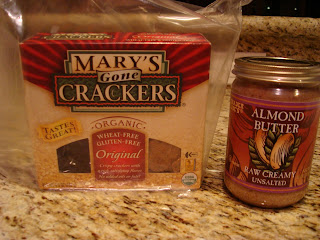 Mary's Gone Crackers and Almond Butter Packages