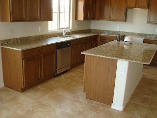 Kitchen in new home
