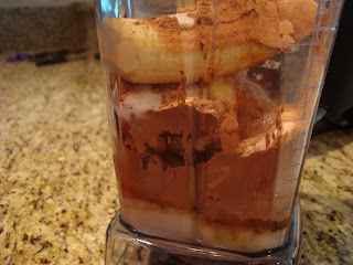 Ingredients for dairy free ice cream in blender - 15