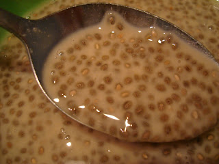 Chia seed pudding on spoon - 15