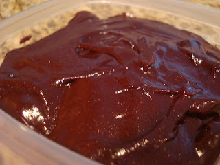 Raw Vegan Brownies in clear container - 23