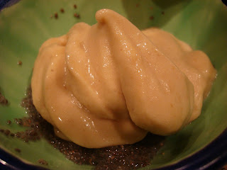 Banana Soft Serve over some Chia Pudding