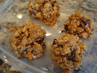 Maple Nut Chocolate Oaties in a clear container