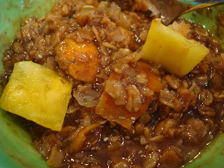 Overhead bowl of TropicOats