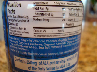 Nutritional facts of Multi Nut Butter