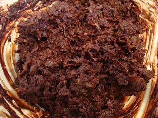 Mixed up Raw Vegan Chocolate Mexican Wedding Cookie dough