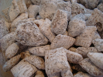 Close up of Vegan Peanut Butter Chex Mix - 17