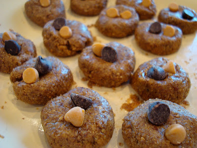 Plate full of Raw Vegan Almond Butter Cookie Balls